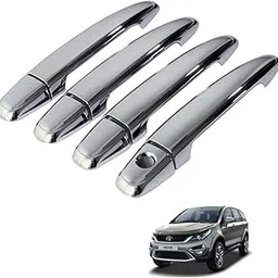 AUTOADDICT Auto Addict Car Chrome Handles Door Latch Cover for Tata Hexa image 1
