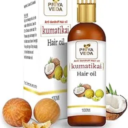 PRIYA VEDA Anti Dandruff Hair Oil/Kumatikai/Citrullus colocynthis oil 100ml-picture-47