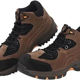 black+decker High Ankle Olive Suede Leather Safety Shoes for Men | Double Density | Fiber Toe | Antistatic & Antislip | BXWB0167IN-picture-15