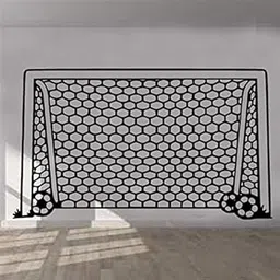 GADGETS WRAP Football Goal Net Wall Sticker Vinyl Wall Decal Decoration Sticker-picture-12