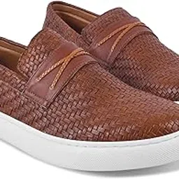clog london Men's Synthetic Leather Penny Loafers for All Occasions Slip-On Comfort Shoes-picture-11