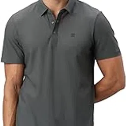 hektor Men’s Bonded Snap Button Polo Bubble Jacquard – Premium Nylon Polo | Casual Regular Fit Short Sleeve Polo T-Shirt-picture-47