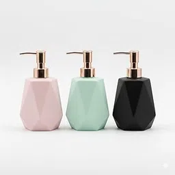 MASRAT Collection Liquid Soap Dispenser|Sanitizer Dispenser, Lotion, Shampoo Dispenser | Handwash Bottle for Kitchen | Soap Dispenser for Wash Basin | 350 ML (Pack of 1) (Multicolor)-image-65