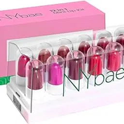 NY Bae 12 in 1 Mini Lip Kit - Everyday Empress 02, (14.4g) | Red & Nude Lipsticks, Crayons, Cheek Tint & Blush Palette | All-in-One Makeup Kit for Daily Glam Look-picture-23