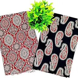 Pure Cotton Unstitched Printed Fabric Material for Women Blouse/Plazzo,kurti/Lehenga/Saree/Piece Material for Womens-picture-19