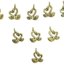 Traditional Designer Metal golden Plated Charms for Jewellery making/Bracelet-Necklace Making and Crafts Work | Pack of 15 pcs-image-89
