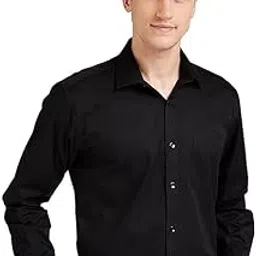 Men's Solid Cotton Formal Shirt | Plain | Full Sleeve-Regular Fit-picture-41