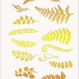 Dequera Floral, Leaves,Abstract,Quotes Design Stencils for Craft- Reusable DIY Stencils for Painting,Home Décor,Glass,Canvas, Wall, Hobby, Size A4 Size Stencil - A4-169-picture-30