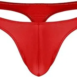 Men's Polyester Spandex of Stretch Low Rise Micro G-String Underwear Thong Sexy Bikini Style, One Size Fits S-M-image-53