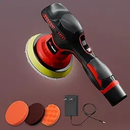 GoMechanic Cordless Polishing machine for car | 12V Cordless | 8 Speed Setting | Variable Speed Control | 2200-4000 RPM | 1500 mAh rechargeable Battery | Car Polish Machine-image-9