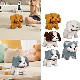 Bnf® Electronic Plush Puppy Walking and Making Sound Soft Plush Toy for Gift Kids Yellow Baby | Toys for Baby | Plush Baby Toys image 1