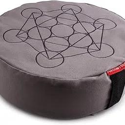 Yoga Meditation Buckwheat Bolster Pillow Cushion-image-8