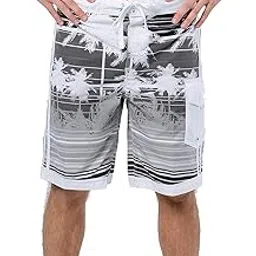 us apparel Men's Micro Fiber South Beach Swim Trunks Black L-picture-10