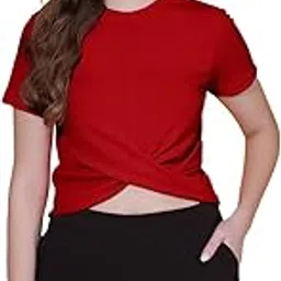 OOMPH! Women's Relaxed Fit Polyester Crop Tops mt593-image-6