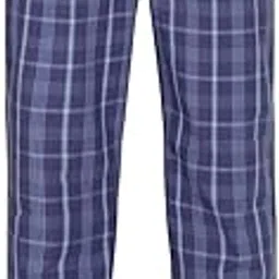jockey 9009 Men's Super Combed Cotton Satin Weave Fabric Regular Fit Checkered Pyjama with Side Pockets-picture-24