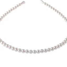 Graceful White Pearl Beads Decoration Hair Band for Kids, Girls and Women/White Pearl, Alloy and Rhinestone Hiar Band for Kids, Girls and Women-picture-19
