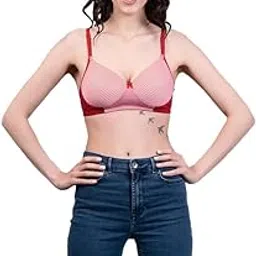 herryqeal Women's T-Shirt Bra |Padded | Wirefree | Full Coverage with Magic Under Cup-picture-51