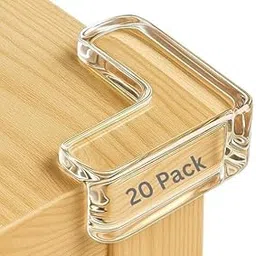 MARMORIS ECOM 20 Pack Corner Protector for Baby | Furniture Corner Guard & Edge Safety Bumpers Corner Covers Protectors Baby Proof Bumper & Cushion to Cover Sharp Furniture & Table Edges (L-Shaped)-image-89