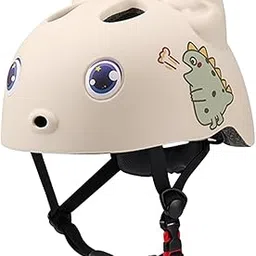 MERISHOPP Children Bike Helmet Girls Boys for Outdoor Sports Roller Skating Skateboard Dinosaur 48 to 50Cm|Sporting Goods|Cycling|Helmets & Protective Gear|Helmets-picture-56