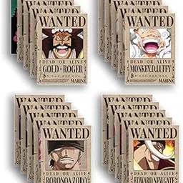 SoulAbiti Paper 20 Wanted One Piece Posters A4 Size (8.3 X 11.7 Inches) Luffy Gear 5 3 Billion Poster, Straw Hat Crew, Gold Roger, Shanks And More Perfect For Anime Fans And Wall Décor-picture-18