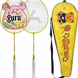 GURU Kids-111 Badminton Rackets Set of 2 with Cover-image-55