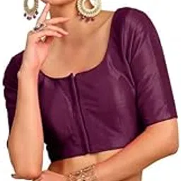 soch Womens Art Silk Solid Padded Half Sleeve Blouse-picture-21