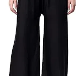 vikesa Women's Stylish Premium Regular Fit Trendy Rayon Solid Color Palazzo Pants-picture-13