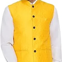 veera paridhaan Men's Jacquard Printed Nehru Jacket-picture-58