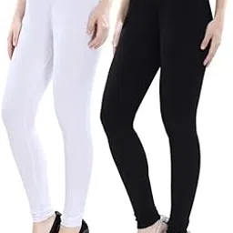 TANPRI Stylish Women's & Girls Cotton Lycra Churidar Legging – Soft Stretchable Everyday Wear-image-30