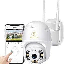 SIFA TECH UltraXR 2MP Outdoor Smart WiFi Wireless IP CCTV Security Camera | Colored Night Vision | 2-Way Audio | Motion Track | Cruise Mode | Micro SD Card 128 GB Support-image-6