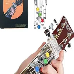 Guitar Chord Presser, Guitar Accessories, Beginner-Friendly for Home Practice and Music Lessons, Portable Chord Trainer for Easy Learning, Right Handed Assisted Playing Tool-picture-10