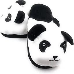 24x7 emall Cute Plush Panda Non-Skid Footpads Indoor Bedroom Slipper Soft Shoes for Adults, Kids (White, Free Size)-picture-27
