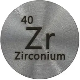 Aviation Metal & Alloys Pure Zirconium Circle 40mm x 3mm For Collectable,Experimenting & Research Purpose-image-3