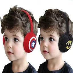 (Pack of 2) Kids Winter Earmuff for age 3-12 Years Fun Winter Earmuffs for Kids – Cozy and Stylish Headgear for Cold Weather-picture-20