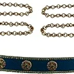 vidhya kangan Waist Chain kamarbandh size-44 inch Material Velvet Stone stud Elegant Traditional Waist Chain kamarbandh/kamarbandhfor Women and girls Adjustable & Lightweight Design (sku-bro3025)-picture-63