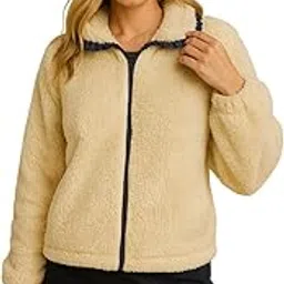 the dry state The Dry STAET Women Full Sleeve Sweatshirt with Collar | C.Foam & Navy Ruffle - Size S-picture-15