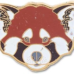 wwf - india WWF India | Animal Lapel Pin - Red Panda Face | Metal Enamelled | Unisex Accessory-picture-33