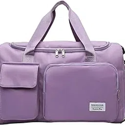 Waterproof Sports Duffel Tote Handbag Wet Pocket Shoulder Bag for Men Women Purple|Clothing, Shoes & Accessories | Mens Accessories | Backpacks, Bags & Briefcases-image-27
