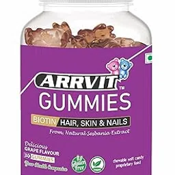 Biotin Gummies for Hair Skin & Nails .Sugar Base (Gummy, Medium)-picture-31