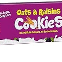 BE'BE' BURP - Oatmeal Chocolate Chip & Raisins Cookies - Organic Tasty & Healthy Cookies for Childrens | No Artificial Preservatives & Flavours | Natural Sweetness Of Jaggery Biscuits | 150Gm-picture-12