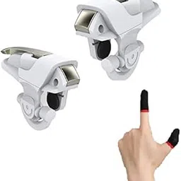 TYROCX Best Combination L1 R1 Mobile Gaming Trigger with 1 Pair Gaming Sleeves for All Battlegrounds Games Includes PUBG, Free Fire, Call of Duty, BGMI Etc.-Gaming Accessories-picture-33