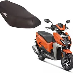 KSHEERI Xoom 110 Scooty Seat Cover Protect from Rust and Dust, PU Leather Waterproof Durable Seat Cover (Black)-image-77