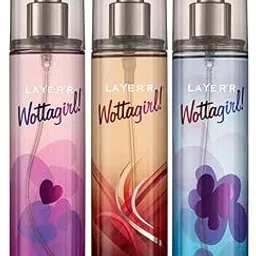 Layer'r Women Wottagirl Combo Pack Of 3 - 135 Ml Each - Fresh, Spray-picture-20