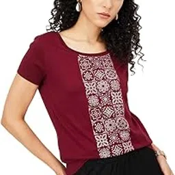 max Women's Cotton Regular Fit T-Shirt-picture-54