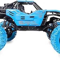 TOY PASSION Monster Truck Remote Control Car for Kids with Mist Smoke Effect, 2WD Rock Crawler RC Car, Rechargeable Cars for Kids 5 Years,High-Speed Racing Cars (Blue)-picture-58