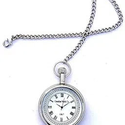 Replica Classic Nickle Canadian Watch 1867 Dial - Antique Pocket Gandhi Watch Royal Look Indian Handicraft Gift Item-image-89