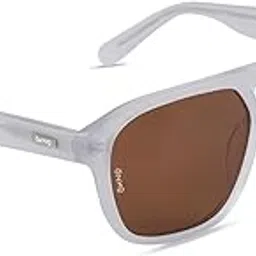 eyewearlabs OKNO | Polarized Full Rim Square Acetate Branded Stylish Sunglasses For Men & Women | 100% UV Protection Shades | Cricket Sports Cycling Driving | Brown Lens | Medium | Rayne-picture-19