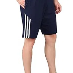 4 SPEED Stylish Mens Cotton Regular Fit Knee Length Sports Shorts | Solid Lightweight & Comfortable | Casual Shorts-image-119