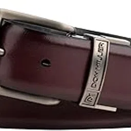 don miller Men's Apex Formal Smooth Premium Reversible Leather Belt with Brushed Gunmetal Buckle-picture-49