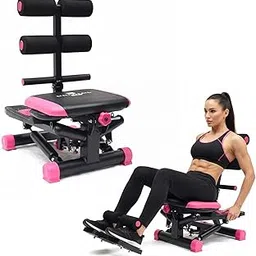 KEIKEN Steppers for Exercise,Mini Stepper,Lateral Thigh Trainer,with Power Ropes Home Stepper,Small Step Machine,Home Gym Equipment Exercise Step,for Home Workout Fitness Training Gym Machine-picture-29